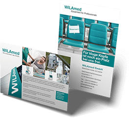 Zwei Anzeigen der WILAmed GmbH