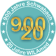 Logo zum 20-jährigen Firmenjubiläum der WILAmed GmbH