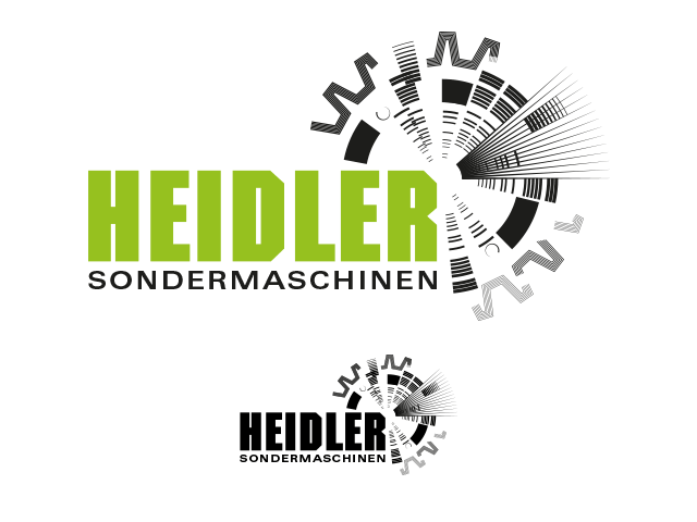 Logo-Design Heider Sondermaschinen, Variante 1