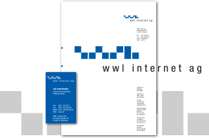 Gestaltung des Corporate Designs für eine Internet Agentur